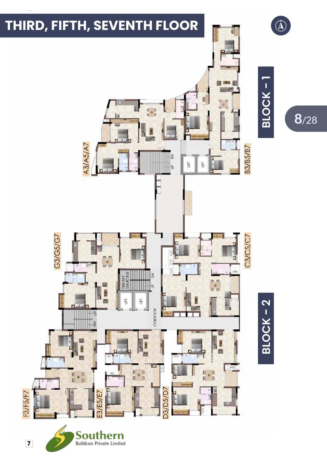BVK Brindhavan - 2 BHK Layout Plan 2