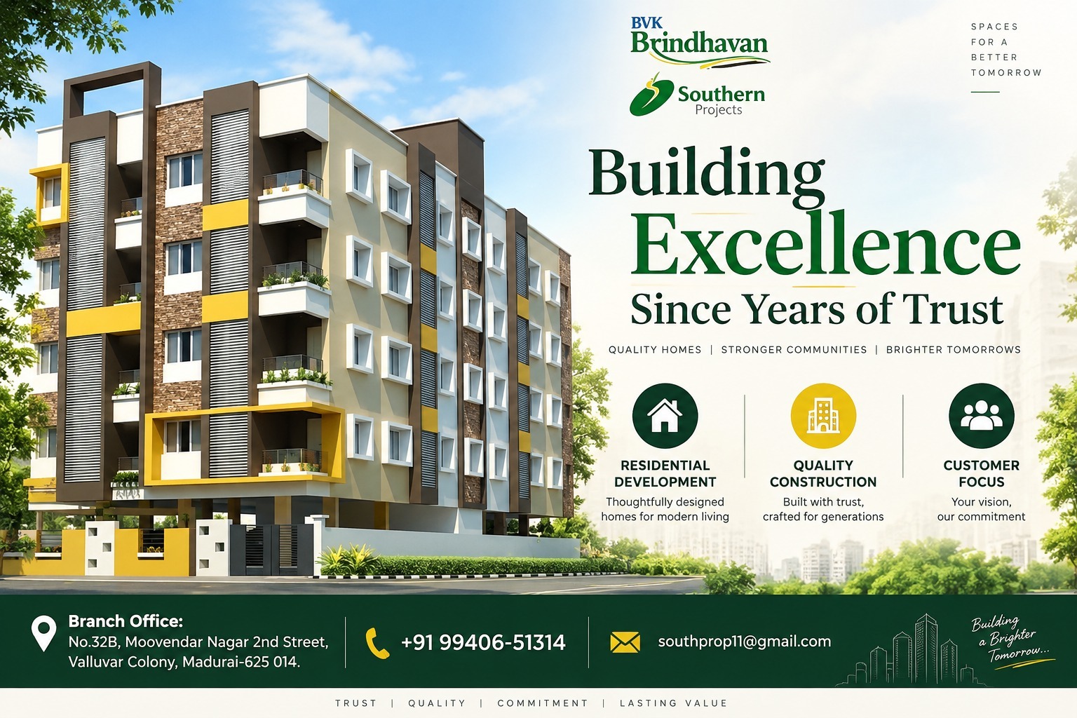 Premium Apartment Builders in Madurai - Southern Properties