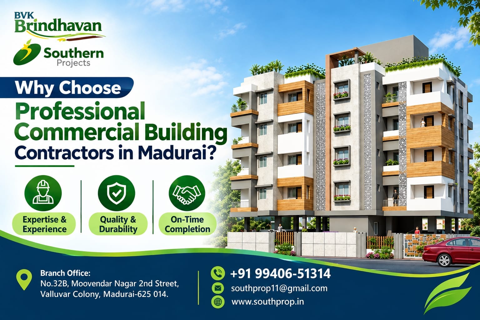 Professional Commercial Building Contractors in Madurai