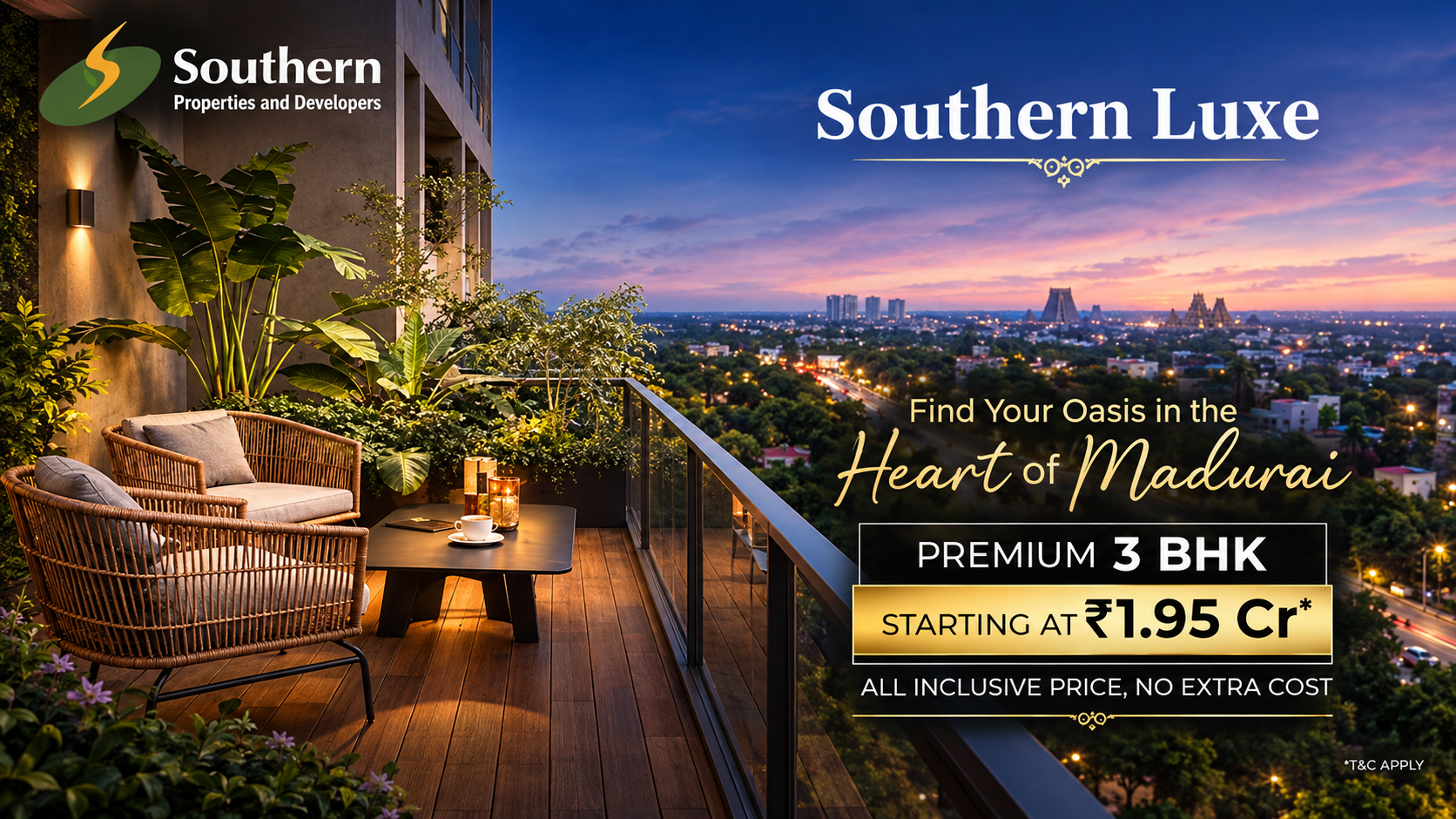 3BHK Apartments in Madurai for Sale | Southern Properties