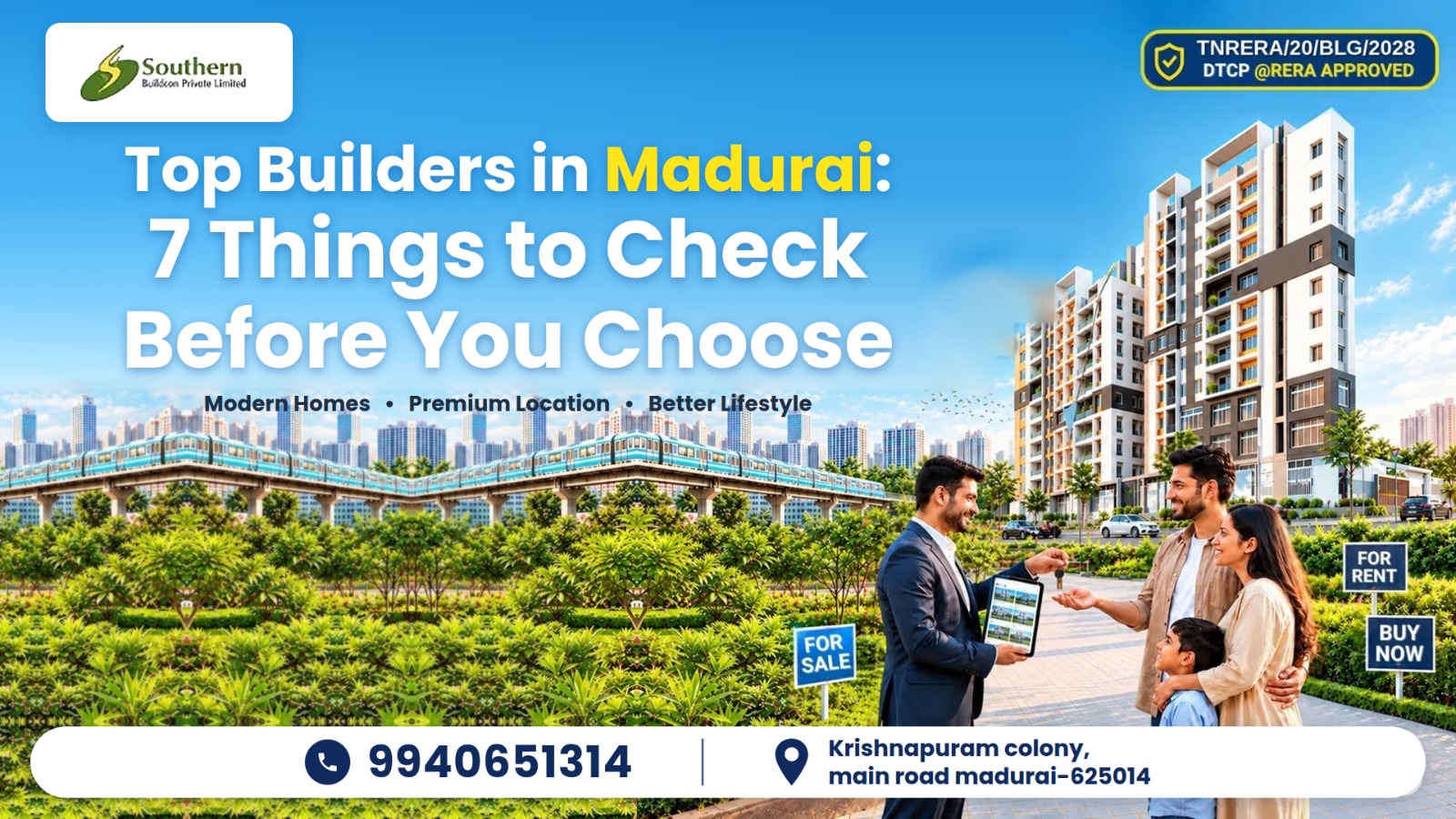 Top Builders in Madurai: 7 Things to Check Before You Choose